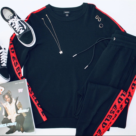 DIESEL Organic Cotton Tracksuit - Picture 1 of 3